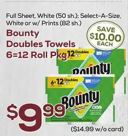 DeCicco & Sons Bounty Doubles Towels offer