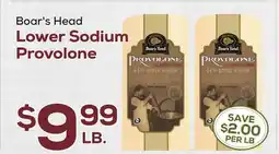 DeCicco & Sons Boar's Head Lower Sodium Provolone offer