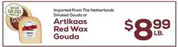 DeCicco & Sons Smoked Gouda or Artikaas Red Wax Gouda offer