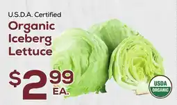 DeCicco & Sons USDA Certified Organic Iceberg Lettuce offer