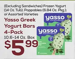 DeCicco & Sons Yasso Greek Yogurt Bars offer