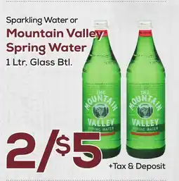 DeCicco & Sons Sparkling Water or Mountain Valley Spring Water offer