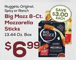 DeCicco & Sons Big Mozz 8-Ct. Mozzarella Sticks offer
