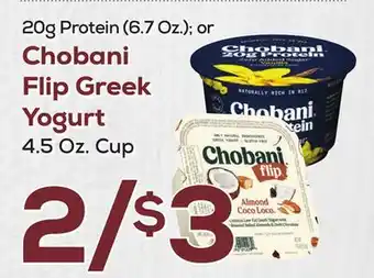 DeCicco & Sons Chobani Flip Greek Yogurt offer