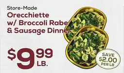 DeCicco & Sons Orecchiette w/ Broccoli Rabe & Sausage Dinner offer