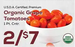 DeCicco & Sons Organic Grape Tomatoes offer