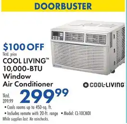 Boscov's COOL LIVING 10,000-BTU Window Air Conditioner offer