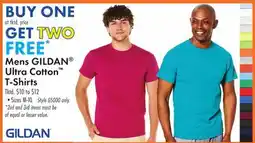 Boscov's Mens GILDAN Ultra Cotton T-Shirts offer