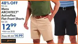 Boscov's Mens ARCHITECT ActiveFlex Flat-Front Shorts offer