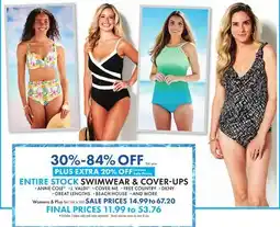 Boscov's ENTIRE STOCK SWIMWEAR & COVER-UPS offer