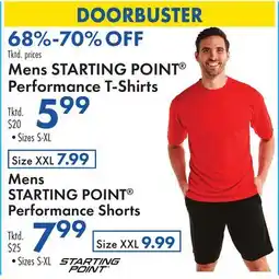 Boscov's Mens STARTING POINT Performance T-Shirts offer