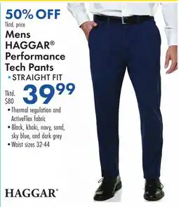 Boscov's Mens HAGGAR Performance Tech Pants offer