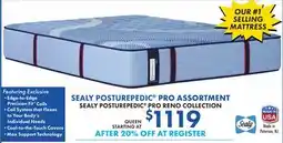 Boscov's SEALY POSTUREPEDIC PRO ASSORTMENT SEALY POSTUREPEDIC PRO RENO COLLECTION offer