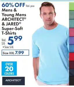 Boscov's Mens & Young Mens ARCHITECT & JARED Super-Soft T-Shirts offer