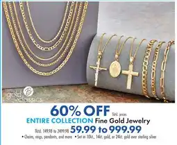 Boscov's ENTIRE COLLECTION Fine Gold Jewelry offer