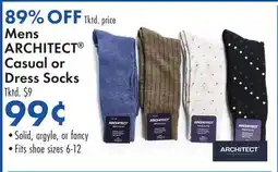 Boscov's Mens ARCHITECT Casual or Dress Socks offer