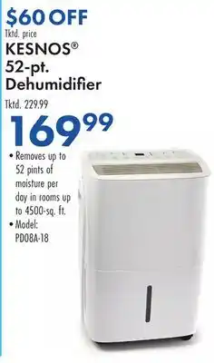 Boscov's KESNOS 52-pt. Dehumidifier offer