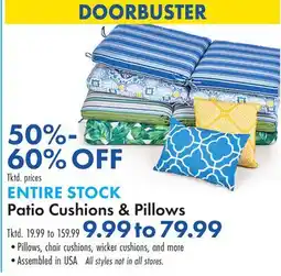 Boscov's Patio Cushions & Pillows offer