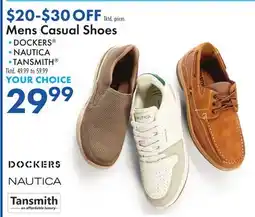 Boscov's Mens Casual Shoes offer