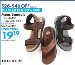 Boscov's Mens Sandals offer