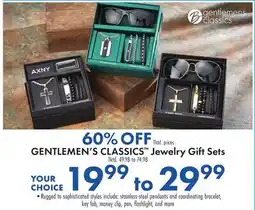 Boscov's GENTLEMEN'S CLASSICS Jewelry Gift Sets offer