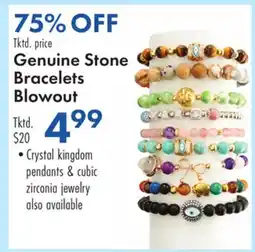 Boscov's Genuine Stone Bracelets Blowout offer