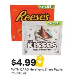 CVS Hershey's Share Packs 7.2-10.8 oz offer
