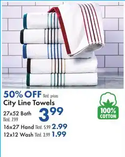 Boscov's City Line Towels offer