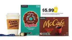CVS McCafé, La Colombe, Green Mountain or Donut Shop K-Cups 10 ct offer
