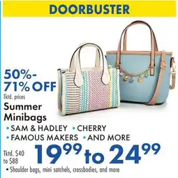 Boscov's Summer Minibags offer