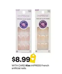 CVS Kiss imPRESS French artificial nails offer