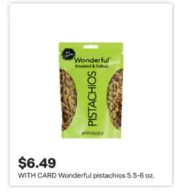 CVS Wonderful pistachios 5.5-6 oz offer