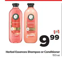 Weis Markets Herbal Essences Shampoo or Conditioner offer