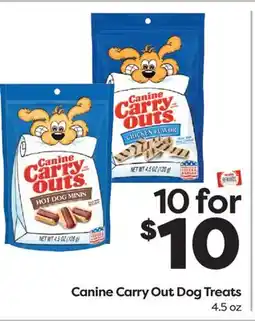 Weis Markets Canine Carry Out Dog Treats offer