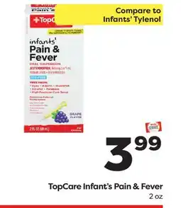Weis Markets TopCare Infant's Pain & Fever offer