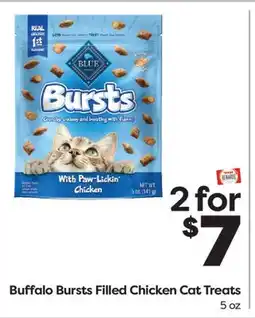 Weis Markets Buffalo Bursts Filled Chicken Cat Treats offer