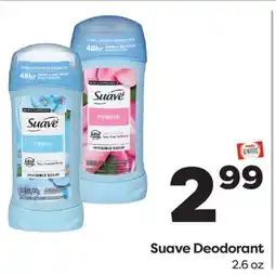 Weis Markets Suave Deodorant offer