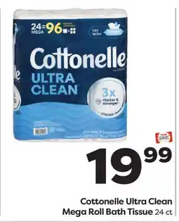 Weis Markets Cottonelle Ultra Clean Mega Roll Bath Tissue offer