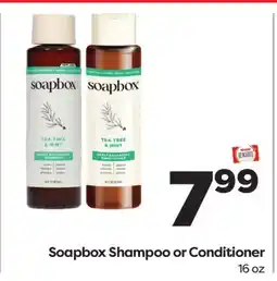 Weis Markets Soapbox Shampoo or Conditioner offer