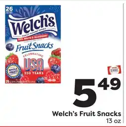 Weis Markets Welch's Fruit Snacks offer