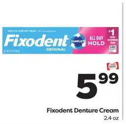 Weis Markets Fixodent Denture Cream offer