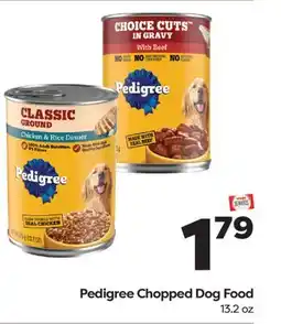 Weis Markets Pedigree Chopped Dog Food offer