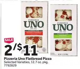 Stop&Shop Pizzeria Uno Flatbread Pizza offer