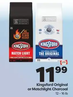 Weis Markets Kingsford Original or Matchlight Charcoal offer