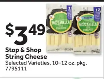 Stop&Shop Stop & Shop String Cheese offer