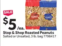 Stop&Shop Stop & Shop Roasted Peanuts offer