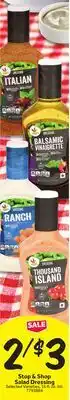 Stop&Shop Stop & Shop Salad Dressing offer