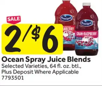 Stop&Shop Ocean Spray Juice Blends offer