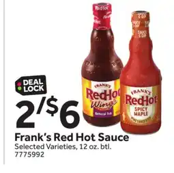 Stop&Shop Frank's Red Hot Sauce offer