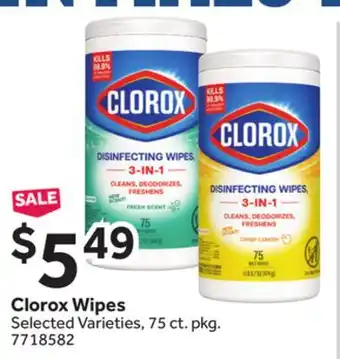 Stop&Shop Clorox Wipes offer